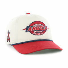 Natural/Red Los Angeles Angels '47 Youth Frame Out Hitch Adjustable Hat