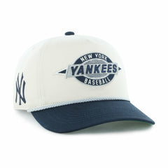 Natural/Navy New York Yankees '47 Youth Frame Out Hitch Adjustable Hat