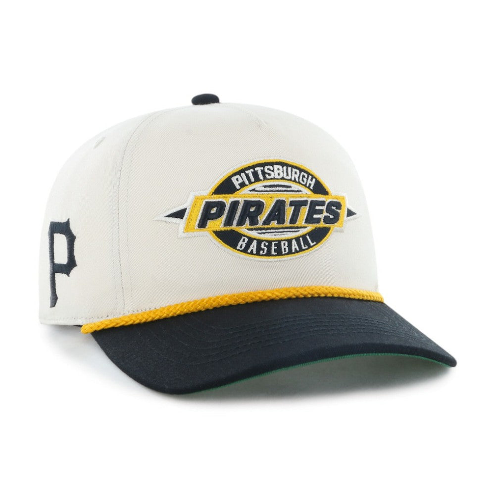 Natural/Black Pittsburgh Pirates '47 Youth Frame Out Hitch Adjustable Hat