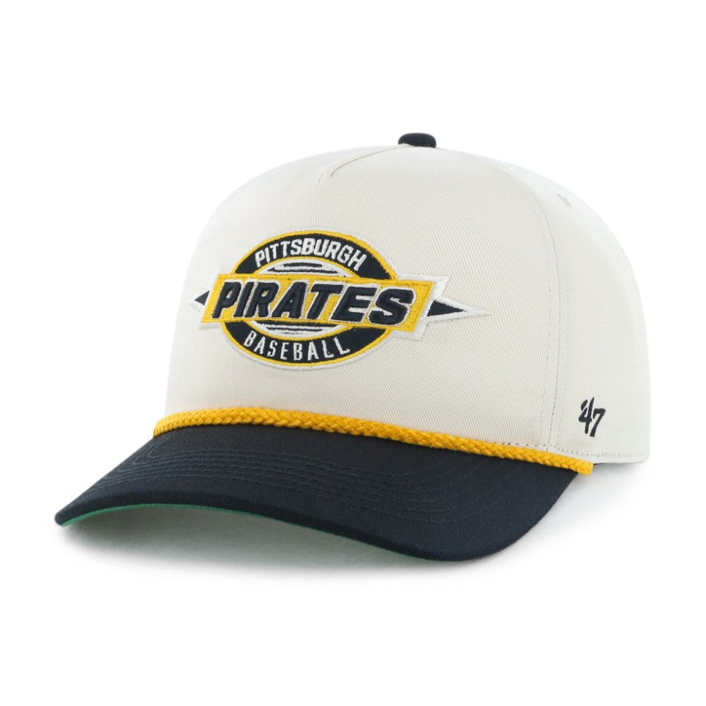 Natural/Black Pittsburgh Pirates '47 Youth Frame Out Hitch Adjustable Hat