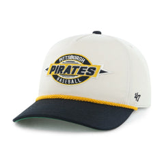 Natural/Black Pittsburgh Pirates '47 Youth Frame Out Hitch Adjustable Hat