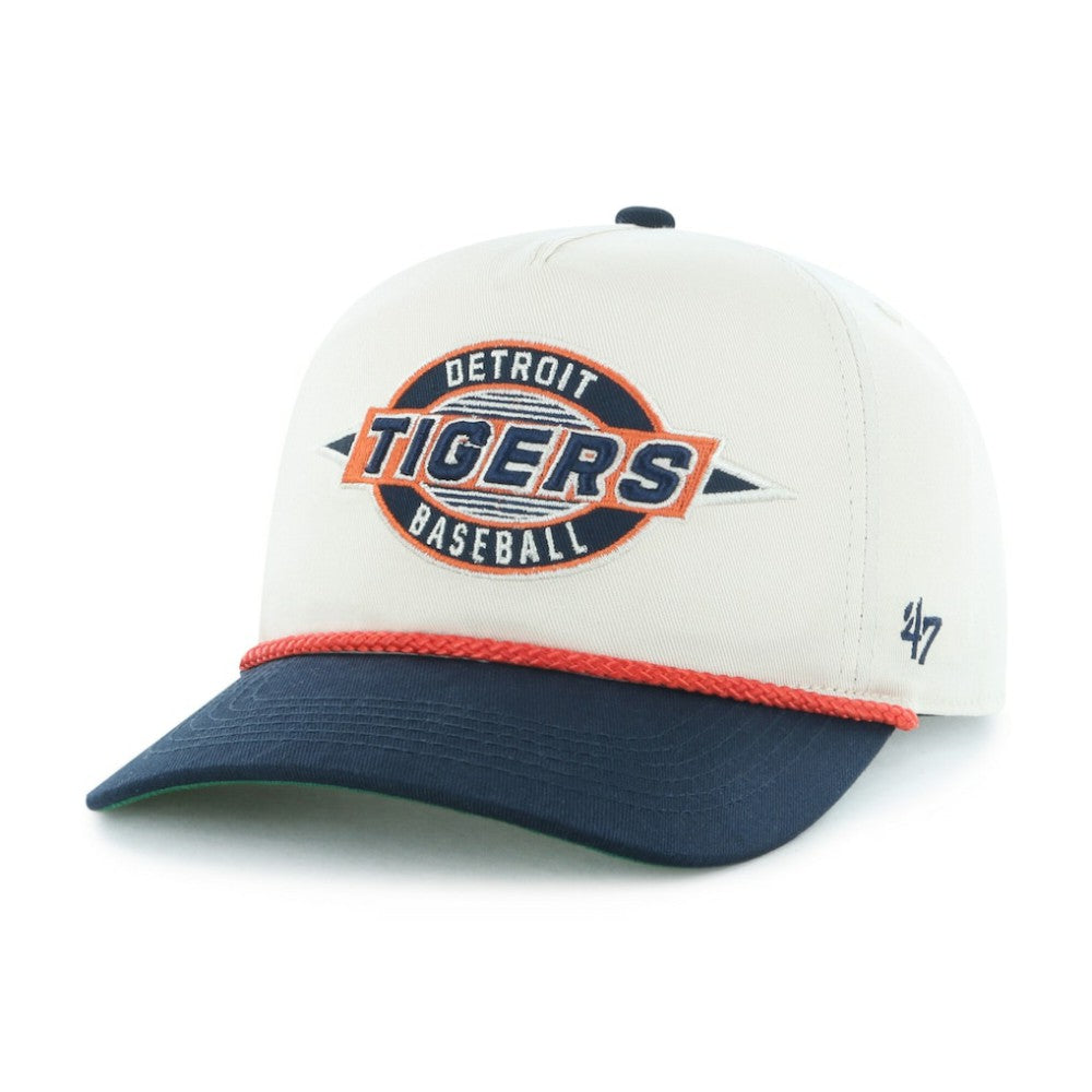 Natural/Navy Detroit Tigers '47 Youth Frame Out Hitch Adjustable Hat