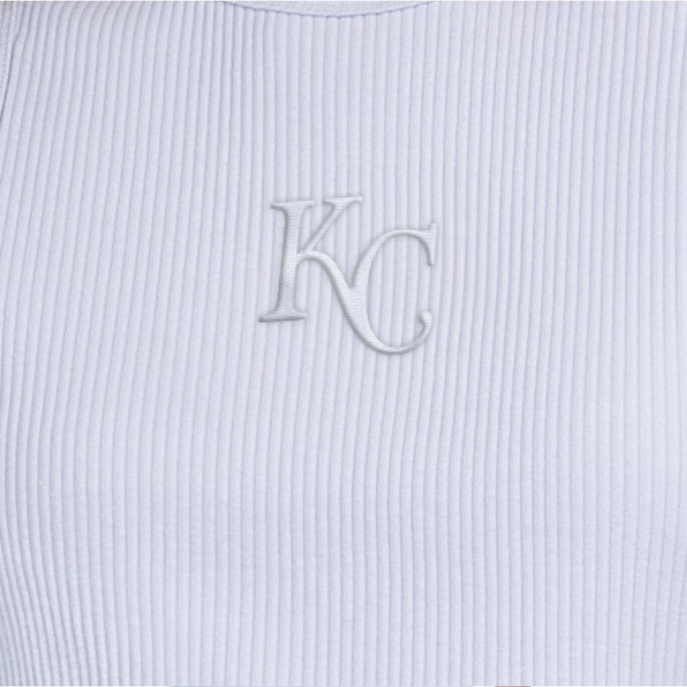 Light Blue Kansas City Royals Starter Women's Pastels Ribbed Tank Top