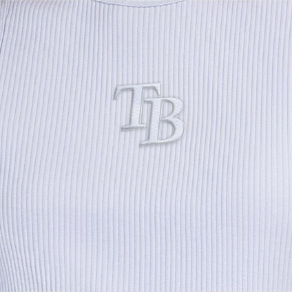 Light Blue Tampa Bay Rays Starter Women's Pastels Ribbed Tank Top