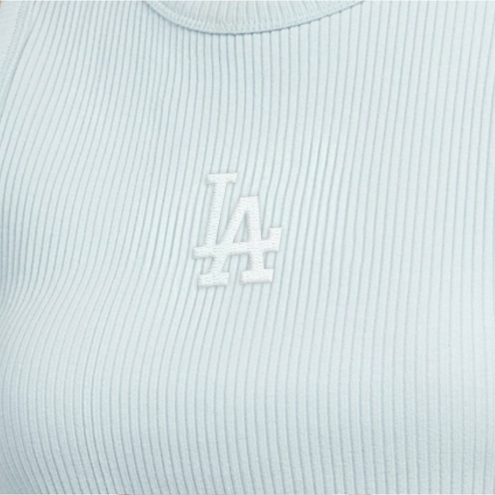 Mint Los Angeles Dodgers Starter Women's Pastels Ribbed Tank Top