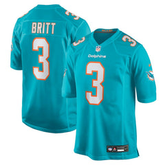 K.J. Britt  Team Game Jersey - Miami Dolphins Jerseys