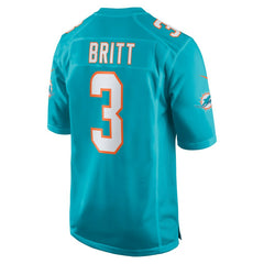 K.J. Britt  Team Game Jersey - Miami Dolphins Jerseys