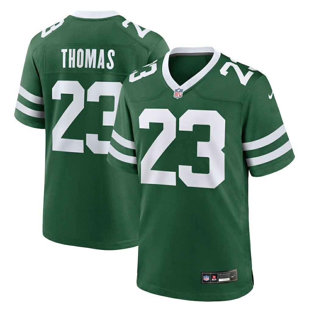 Azareye'h Thomas  Team Game Jersey - New York Jets Jerseys