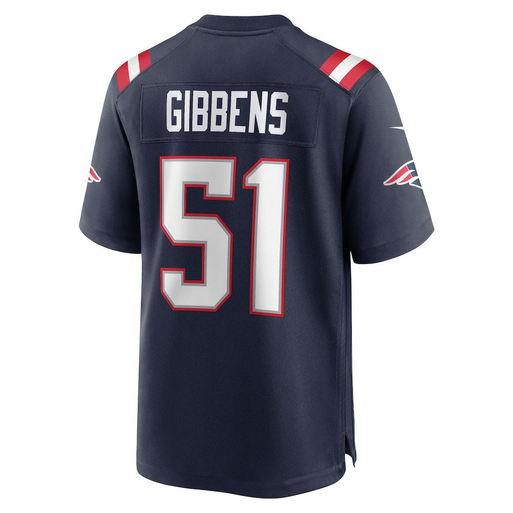 Jack Gibbens  Team Game Jersey - New England Patriots Jerseys