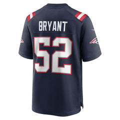 Marcus Bryant  Team Game Jersey - New England Patriots Jerseys