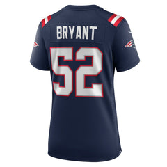 Marcus Bryant  Women's Team Game Jersey - New England Patriots Jerseys