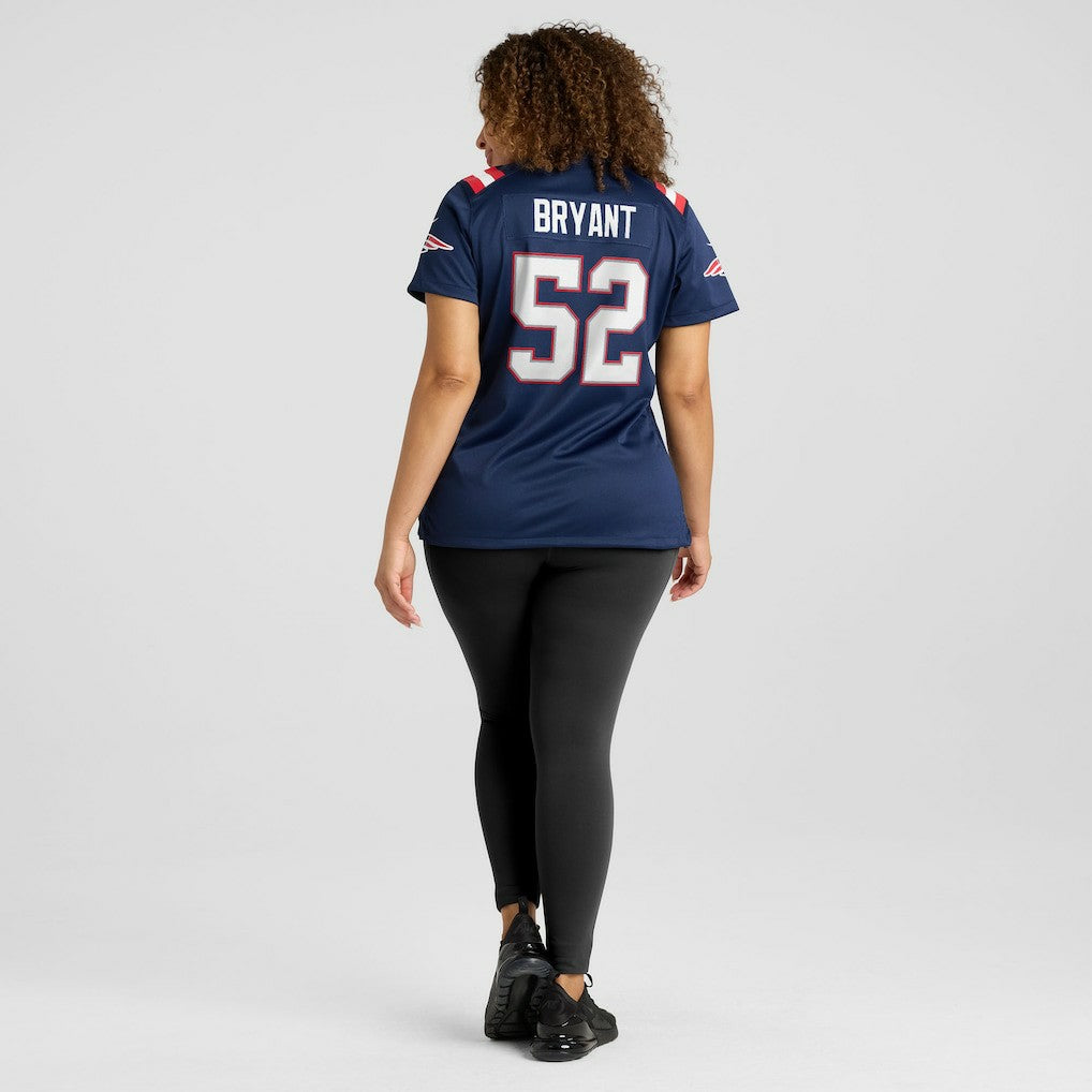 Marcus Bryant  Women's Team Game Jersey - New England Patriots Jerseys