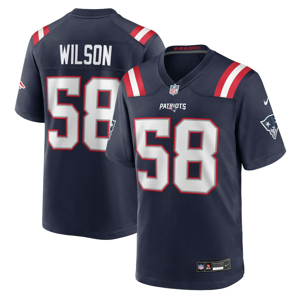 Jared Wilson  Team Game Jersey - New England Patriots Jerseys