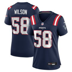Jared Wilson  Women's Team Game Jersey - New England Patriots Jerseys