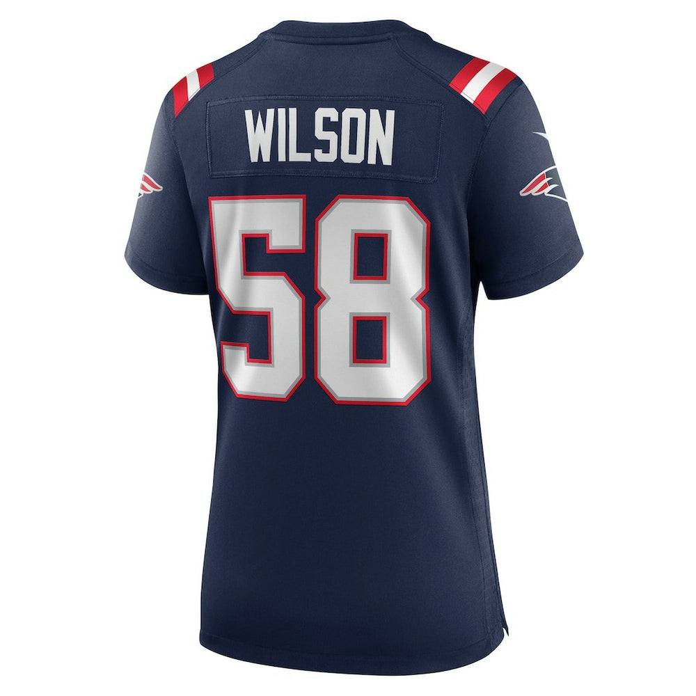Jared Wilson  Women's Team Game Jersey - New England Patriots Jerseys