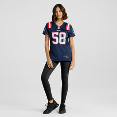 Jared Wilson  Women's Team Game Jersey - New England Patriots Jerseys