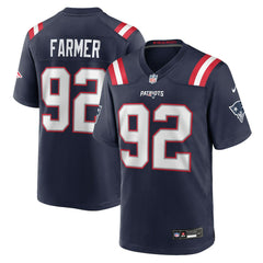 Joshua Farmer  Team Game Jersey - New England Patriots Jerseys