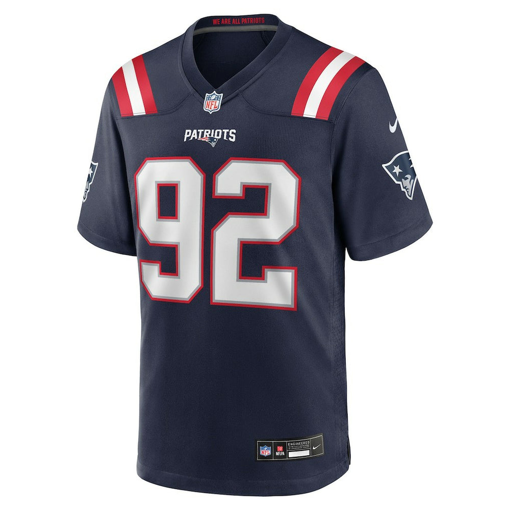 Joshua Farmer  Team Game Jersey - New England Patriots Jerseys