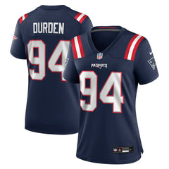 Cory Durden  Women's Team Game Jersey - New England Patriots Jerseys