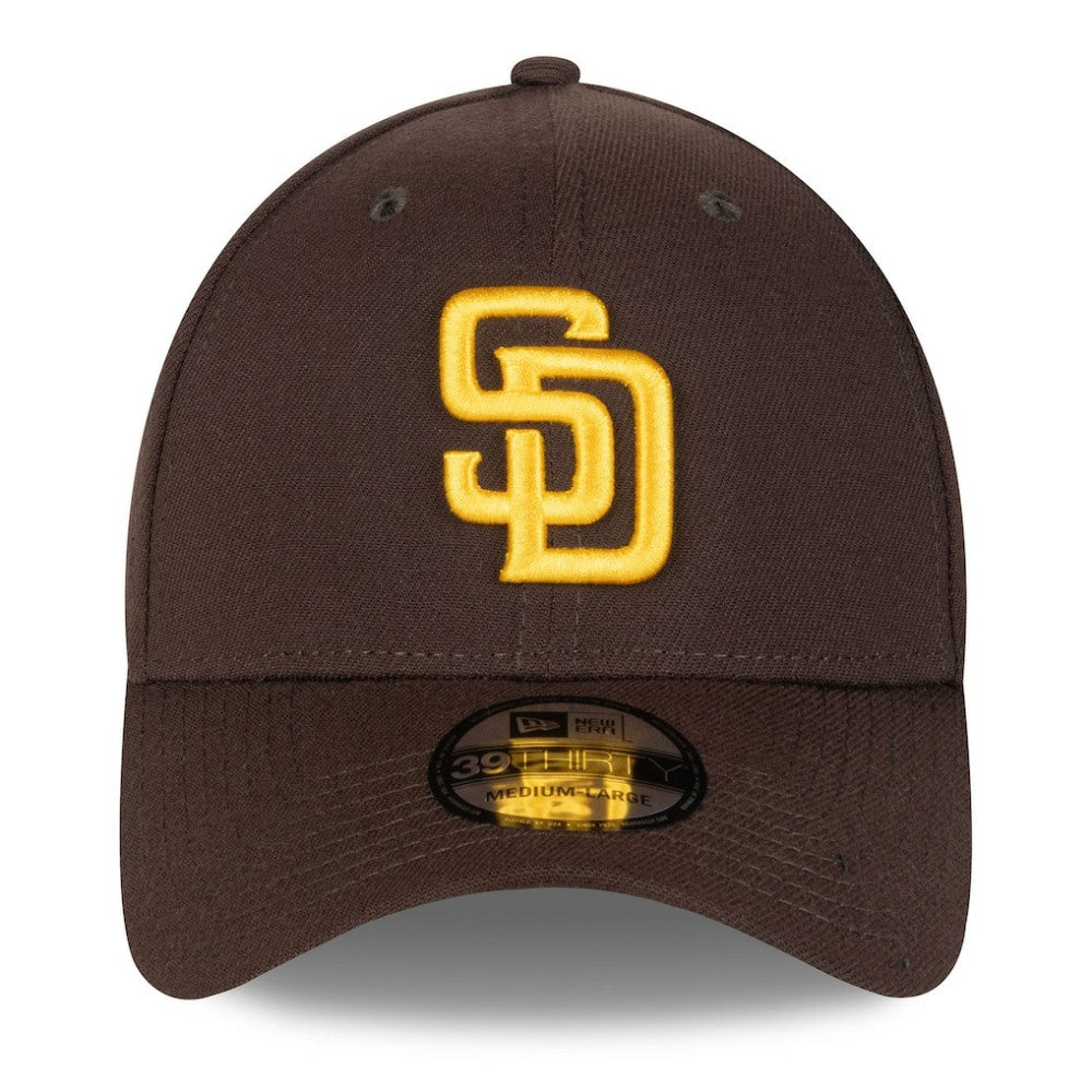 Brown San Diego Padres New Era 2025 MLB Postseason Side Patch 39THIRTY Flex Hat