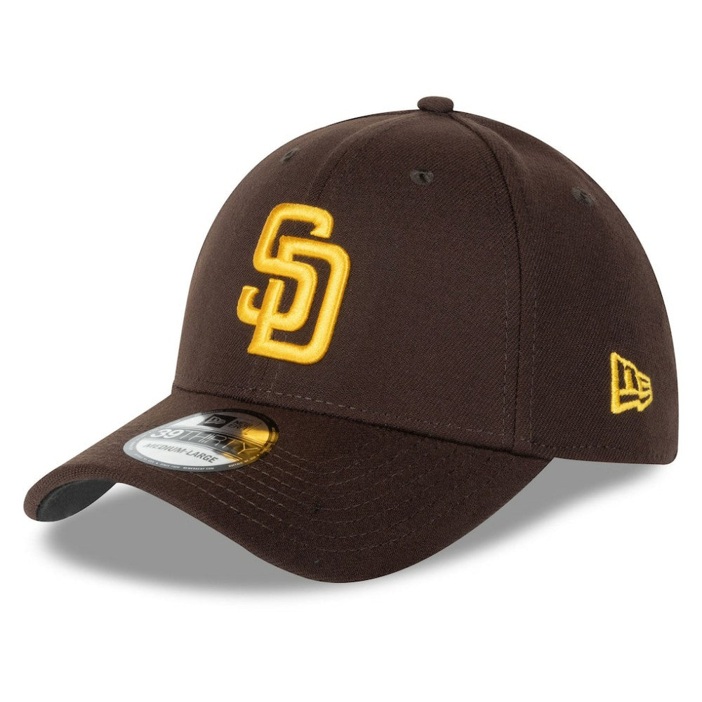 Brown San Diego Padres New Era 2025 MLB Postseason Side Patch 39THIRTY Flex Hat