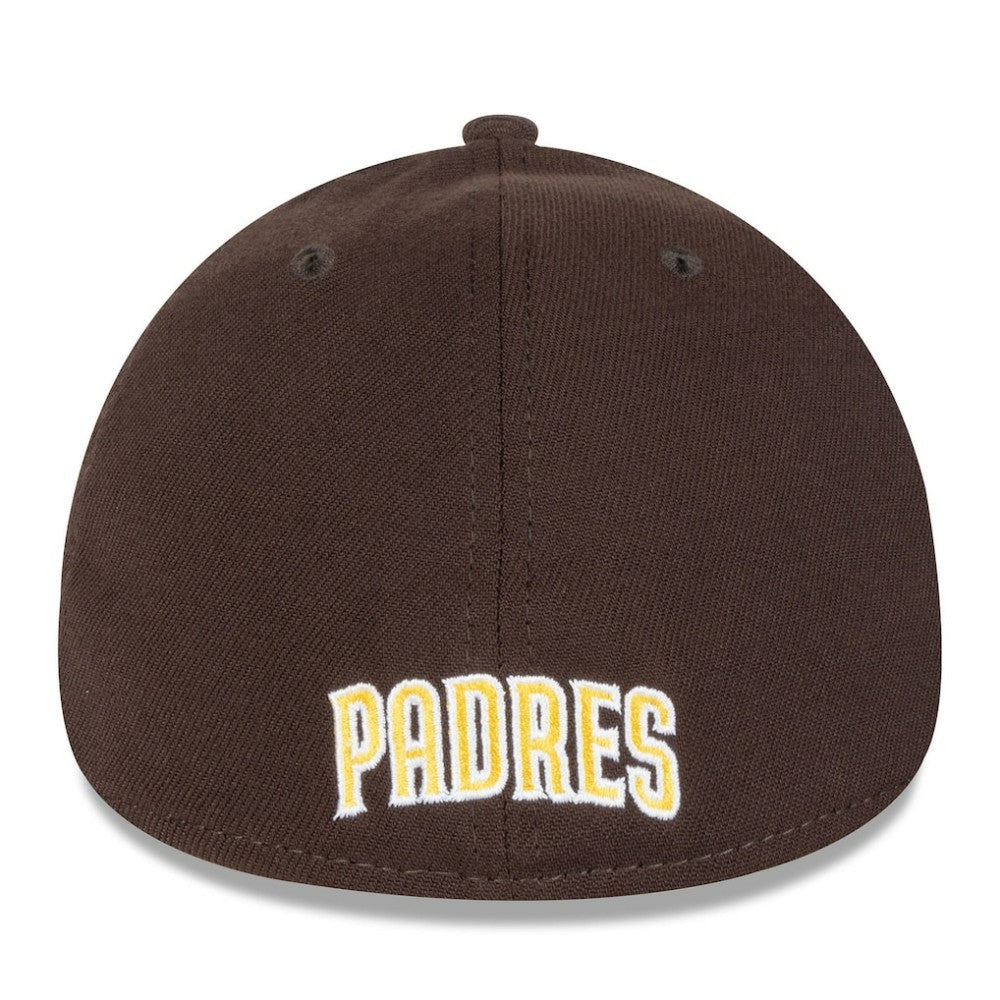 Brown San Diego Padres New Era 2025 MLB Postseason Side Patch 39THIRTY Flex Hat