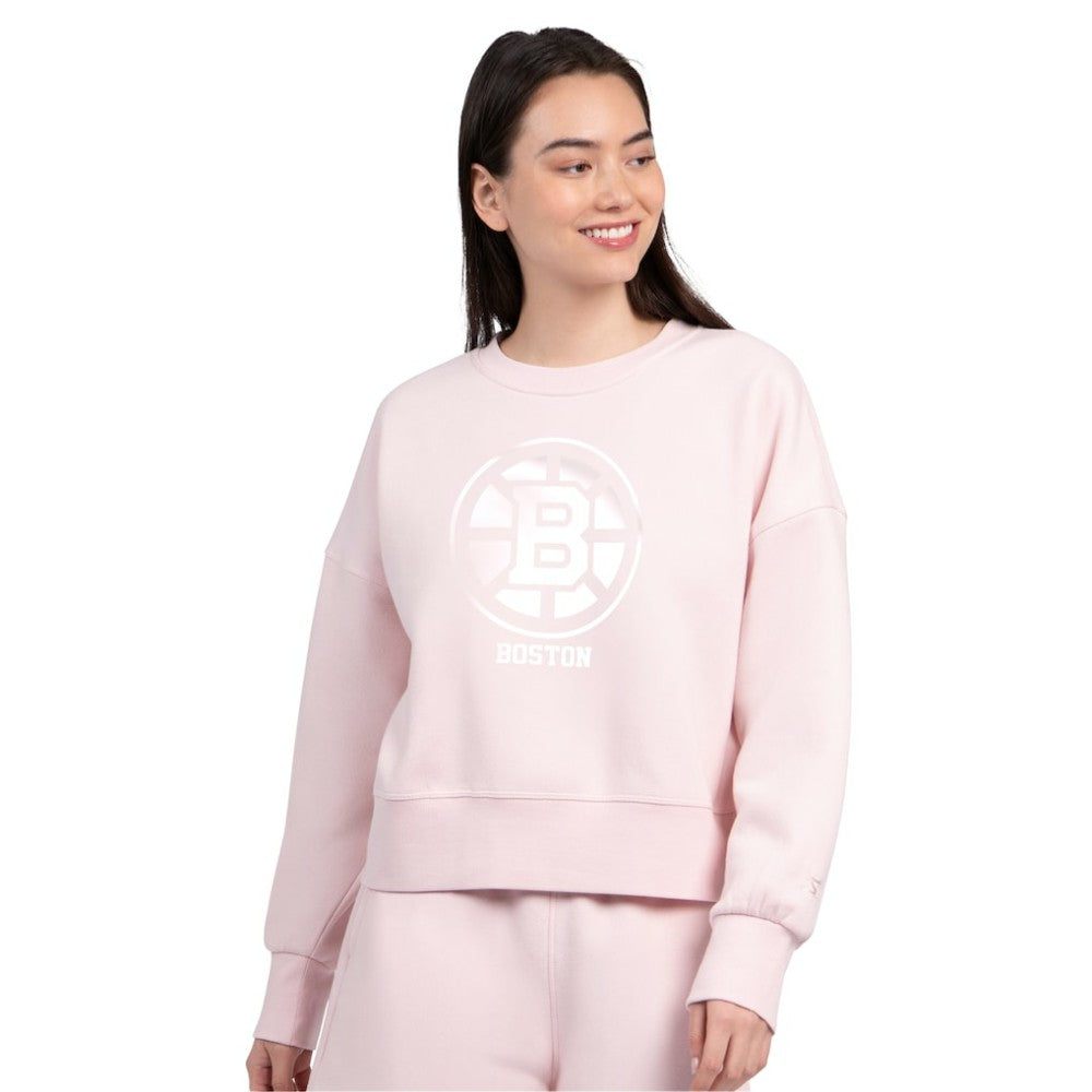 NHL Boston Bruins Starter Women's Boxy Cropped Sweatshirt