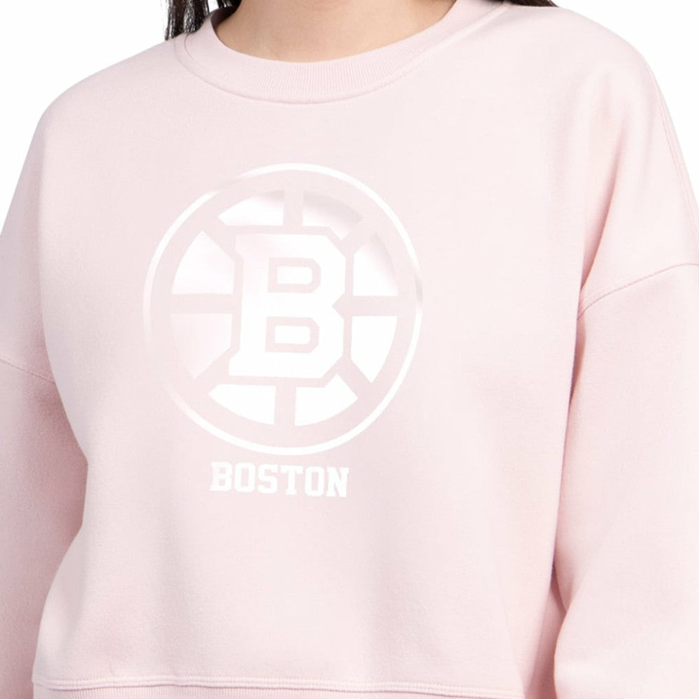NHL Boston Bruins Starter Women's Boxy Cropped Sweatshirt