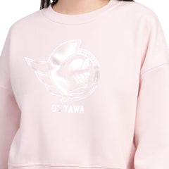 NHL Ottawa Senators Starter Women's Boxy Cropped Sweatshirt