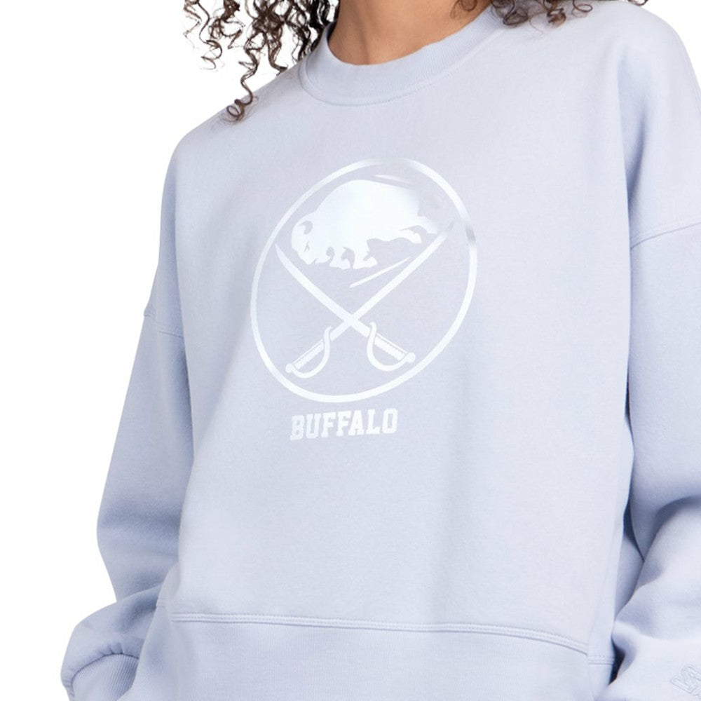 NHL Buffalo Sabres Starter Women's Boxy Cropped Sweatshirt