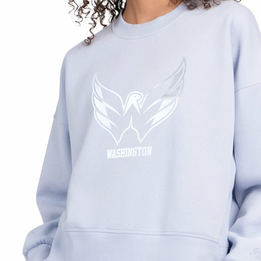 NHL Washington Capitals Starter Women's Boxy Cropped Sweatshirt