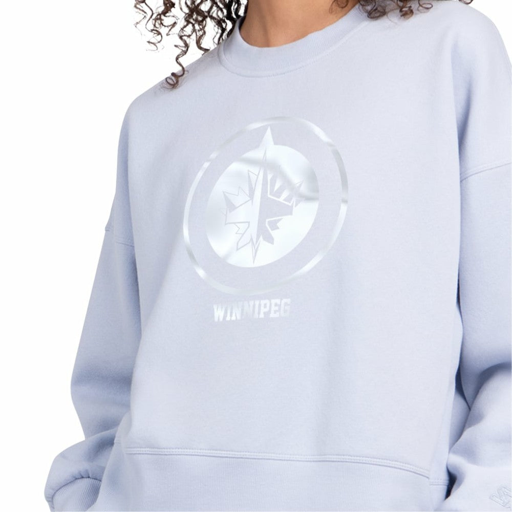 NHL Winnipeg Jets Starter Women's Boxy Cropped Sweatshirt