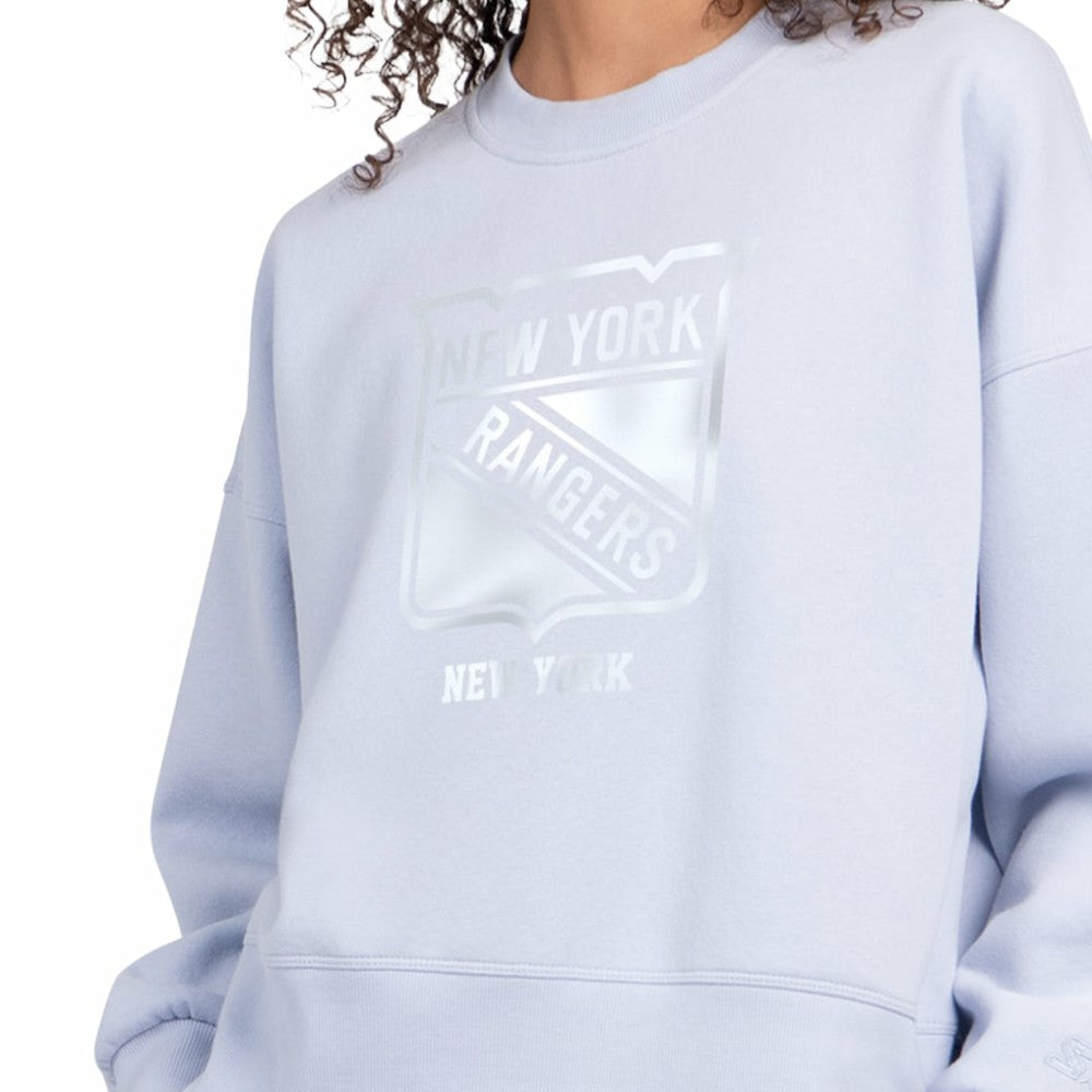 NHL New York Rangers Starter Women's Boxy Cropped Sweatshirt
