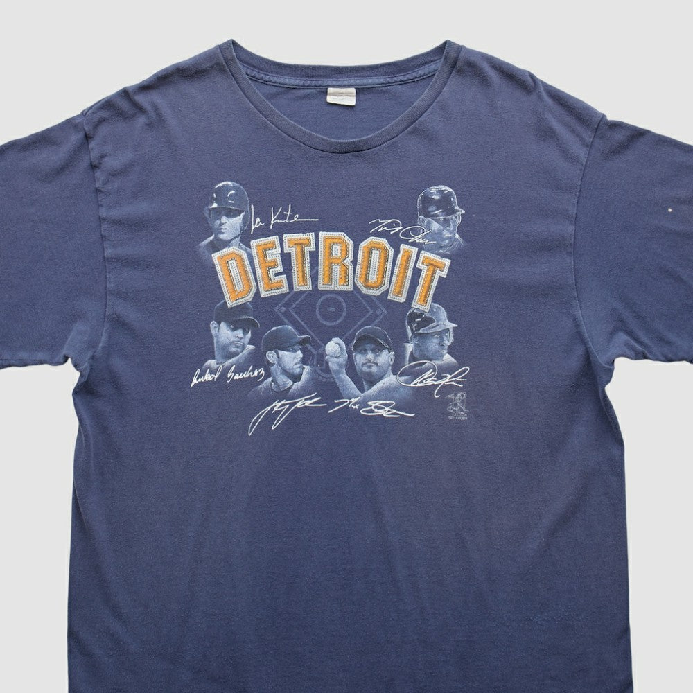 Blue Detroit Tigers 2000s T-Shirt