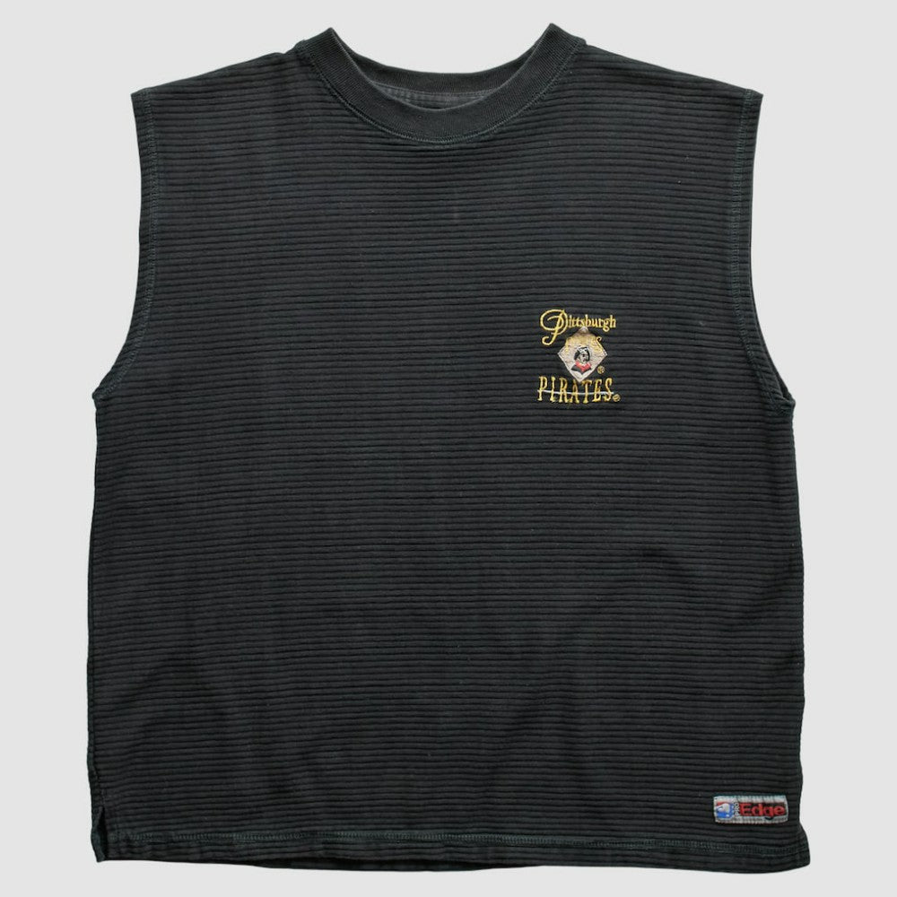 Black Pittsburgh Pirates The Edge 90s Tank