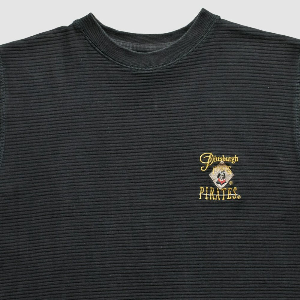 Black Pittsburgh Pirates The Edge 90s Tank