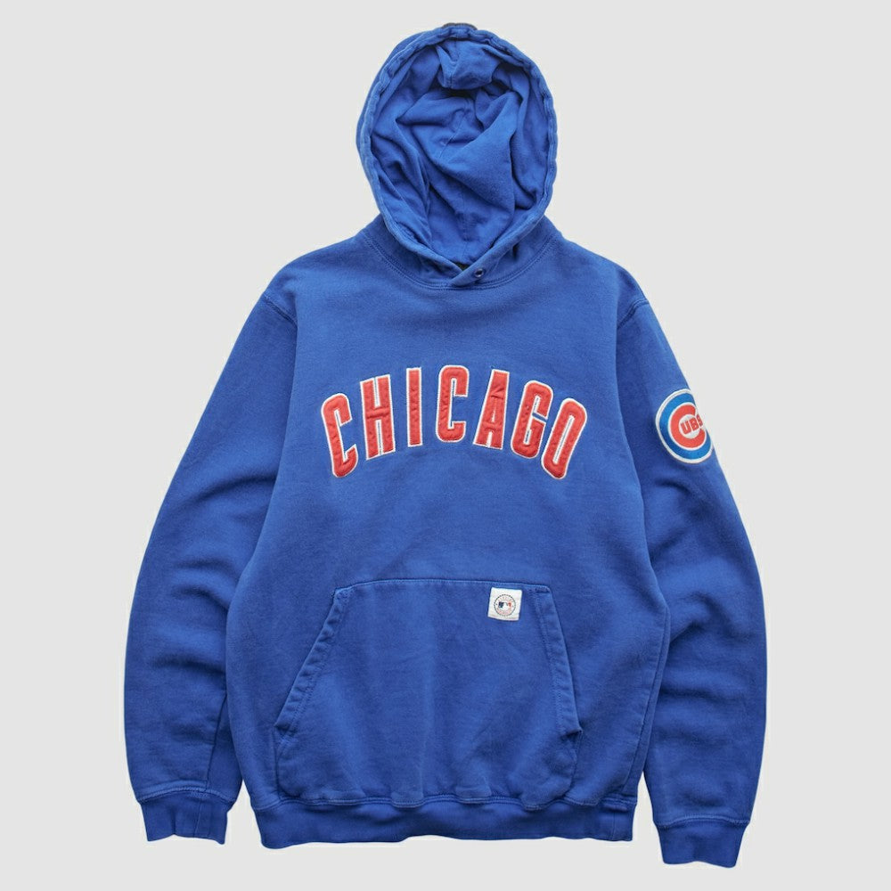 Blue Chicago Cubs Stitches 2000s Pullover Sweatshirt