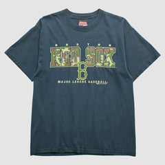 Navy Boston Red Sox Stitches 2005 T-Shirt