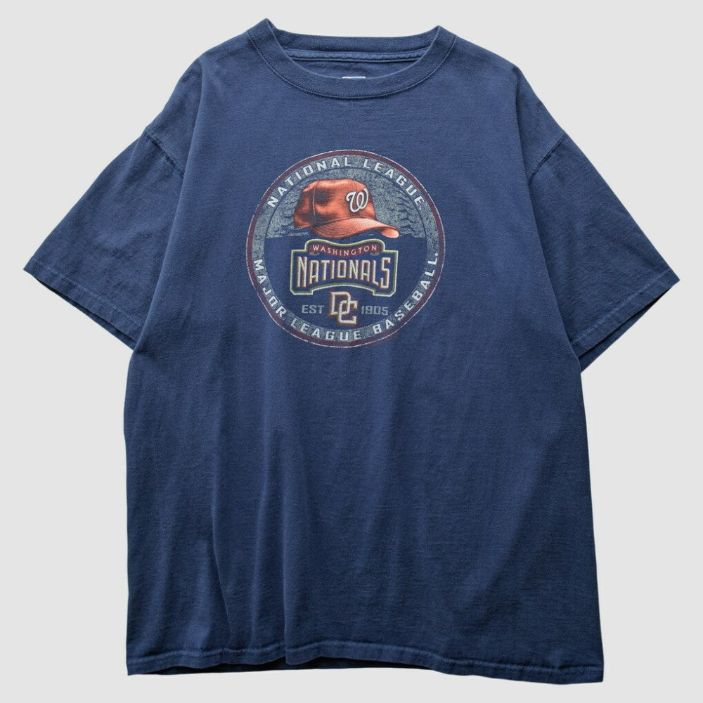 Navy Washington Nationals 2000s T-Shirt