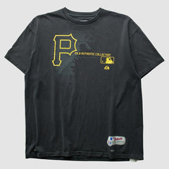 Black Pittsburgh Pirates Majestic 2000s T-Shirt