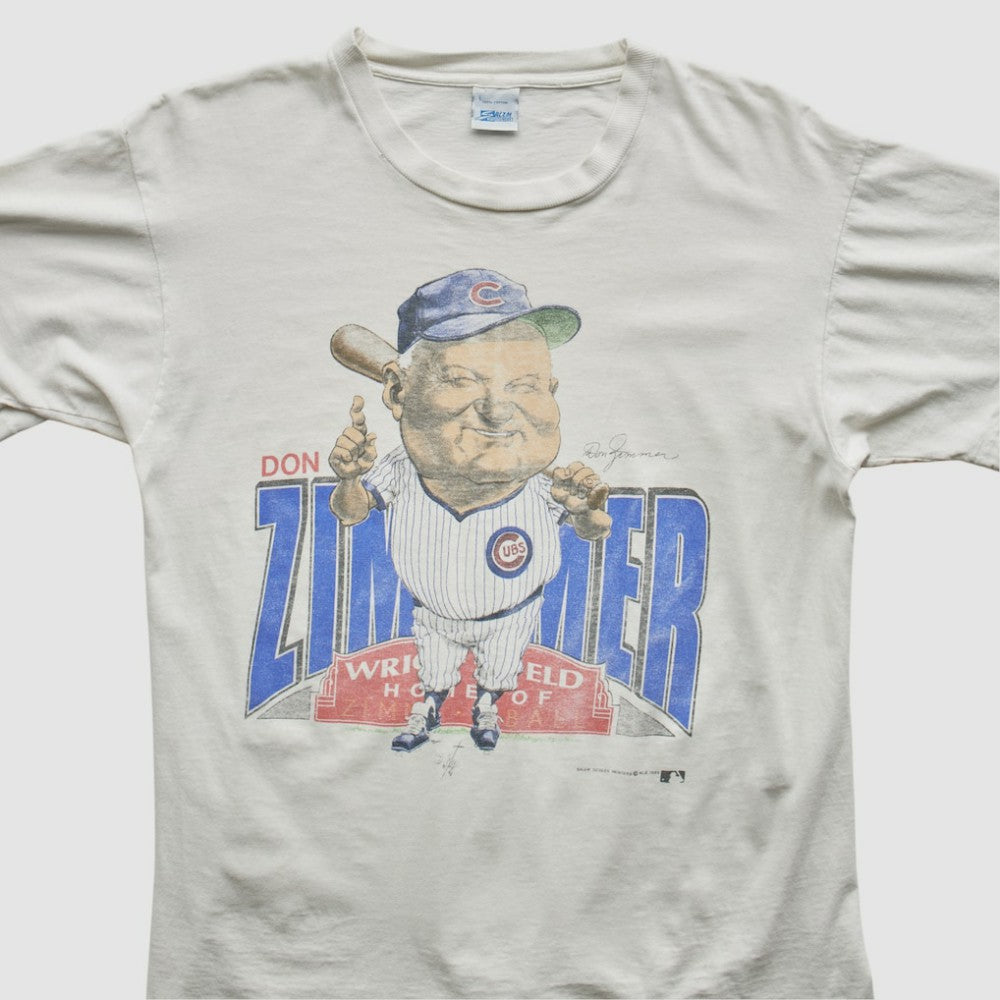 White Chicago Cubs Salem 1989 T-Shirt