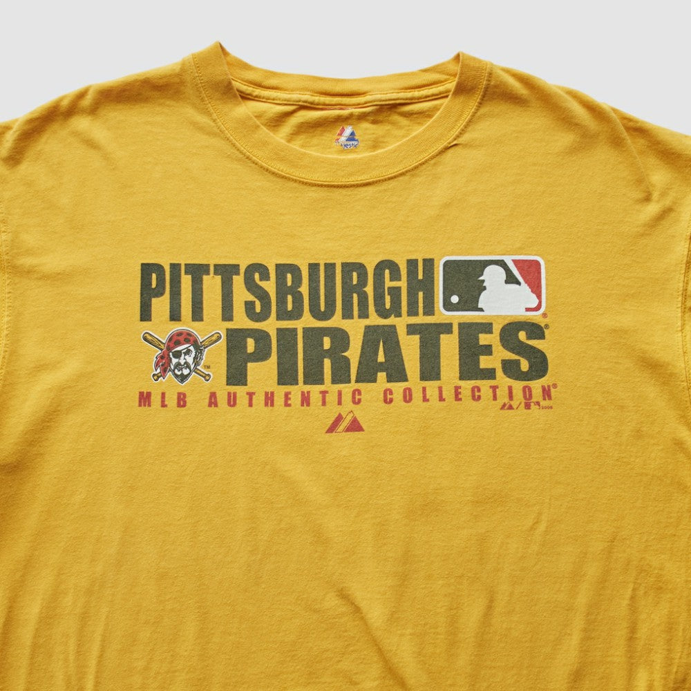 Yellow Pittsburgh Pirates Majestic 2008 T-Shirt