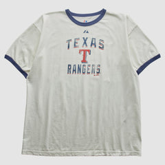 White Texas Rangers Majestic 2010 T-Shirt