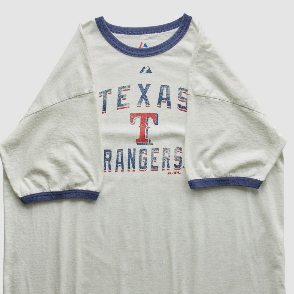White Texas Rangers Majestic 2010 T-Shirt