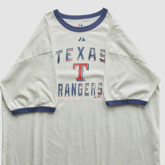White Texas Rangers Majestic 2010 T-Shirt