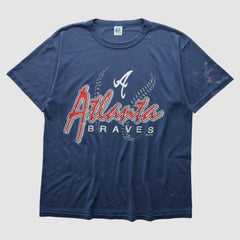 Navy Atlanta Braves 1993 T-Shirt