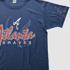 Navy Atlanta Braves 1993 T-Shirt