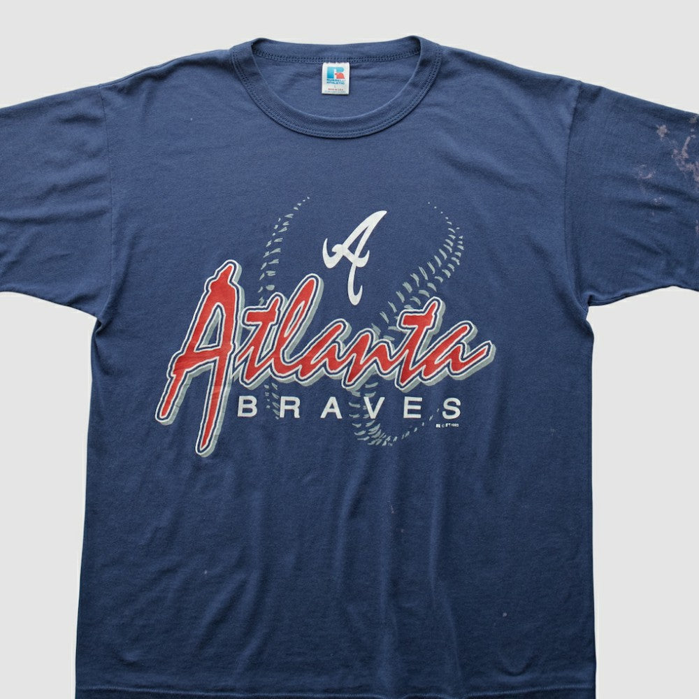 Navy Atlanta Braves 1993 T-Shirt