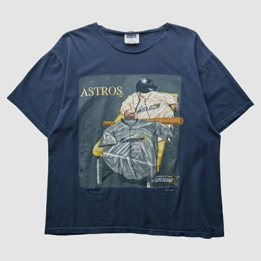 Navy Houston Astros CSA 1996 T-Shirt