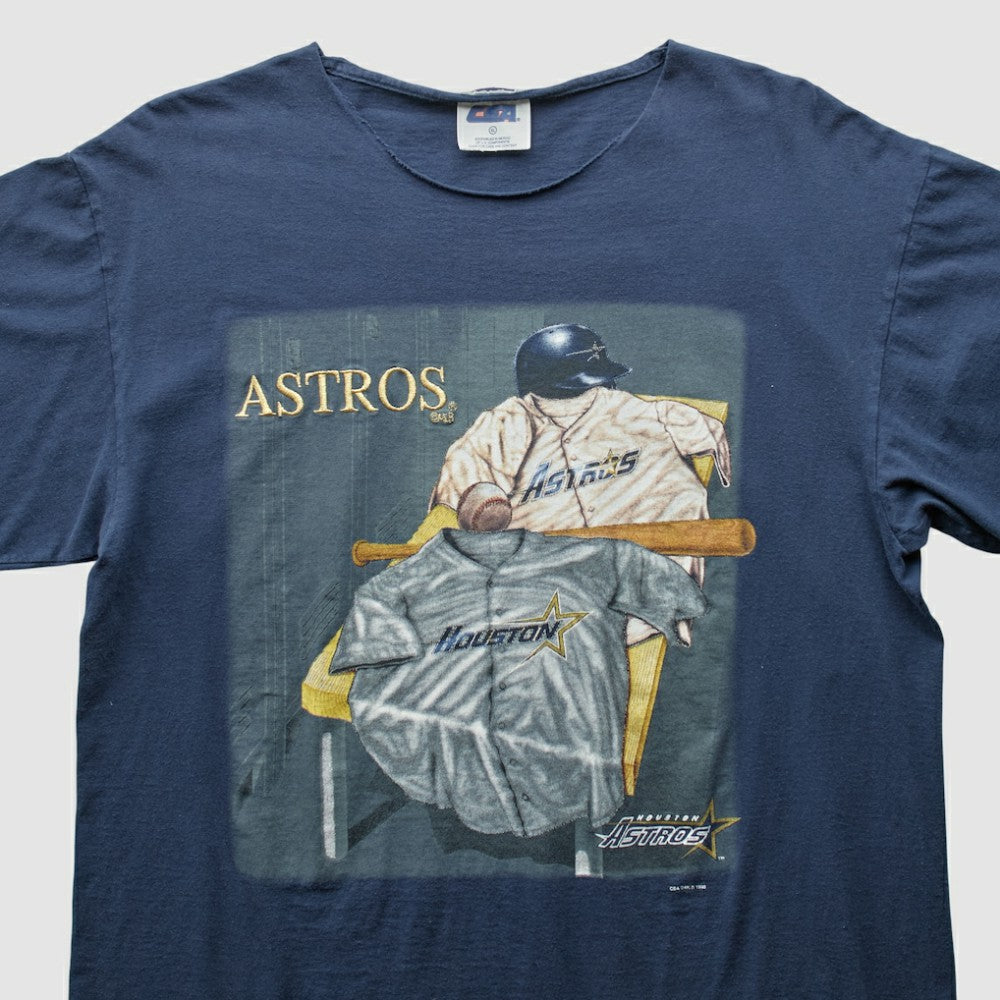 Navy Houston Astros CSA 1996 T-Shirt